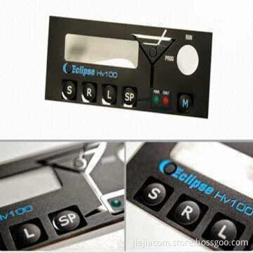 Graphic Overlay Panel with Click Touch Keys Feature